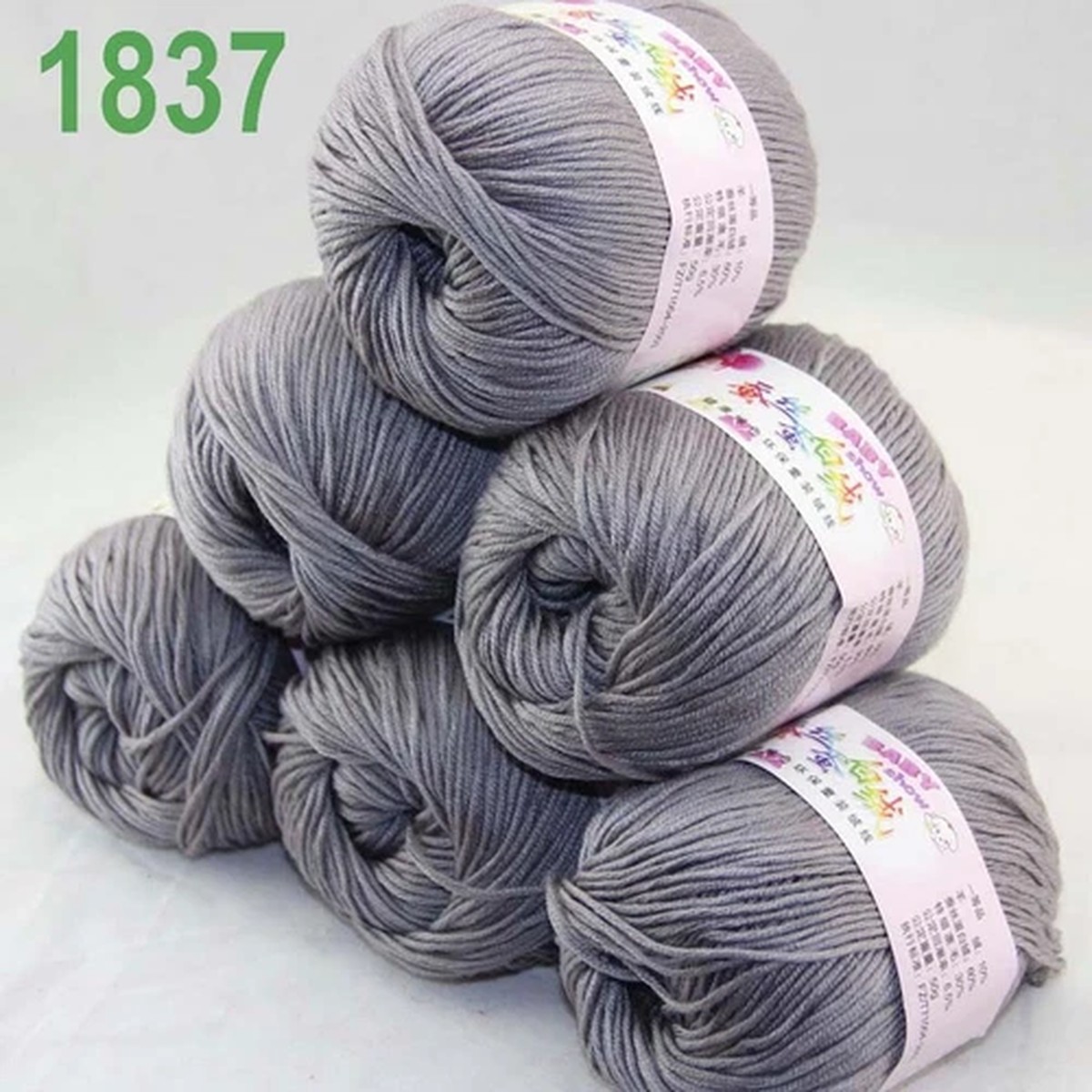Sale 6 Skeinsx50g Cashmere Silk Wool Children Hand Knit Blankets Crochet Yarn 37