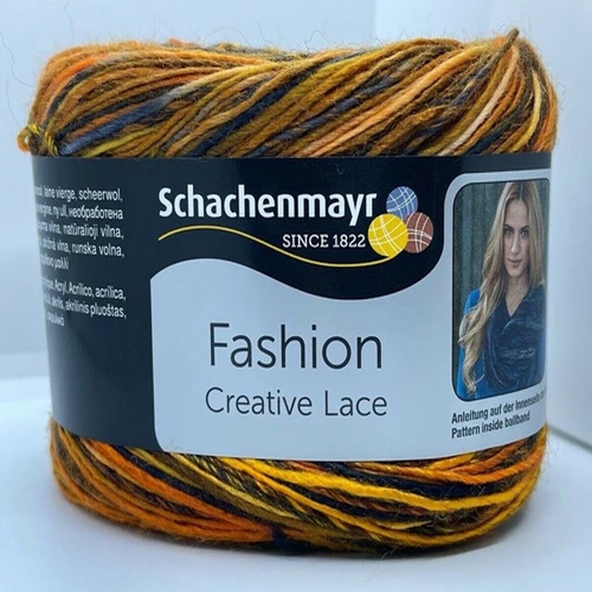 Schachenmayr Creative Lace #82 Gold Cake Yarn CenterPull 80gr 315y Sport / Fine