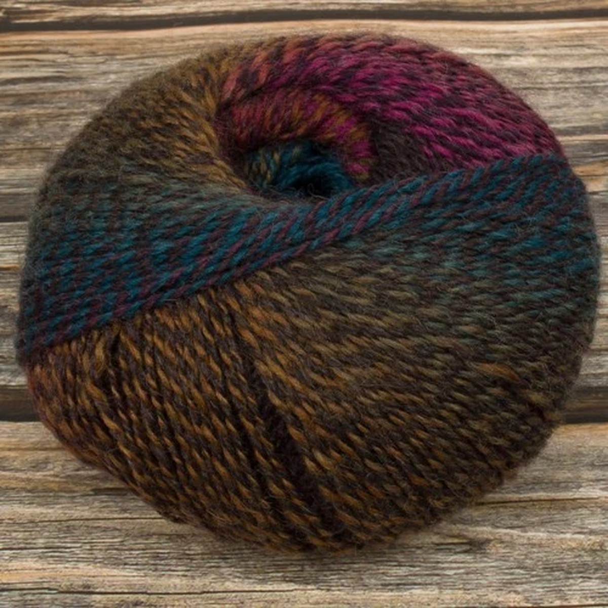Sock Yarn Variegated (Dyed Theatre) Superwash wool/Nylon (80/20) 50g 200m 4ply