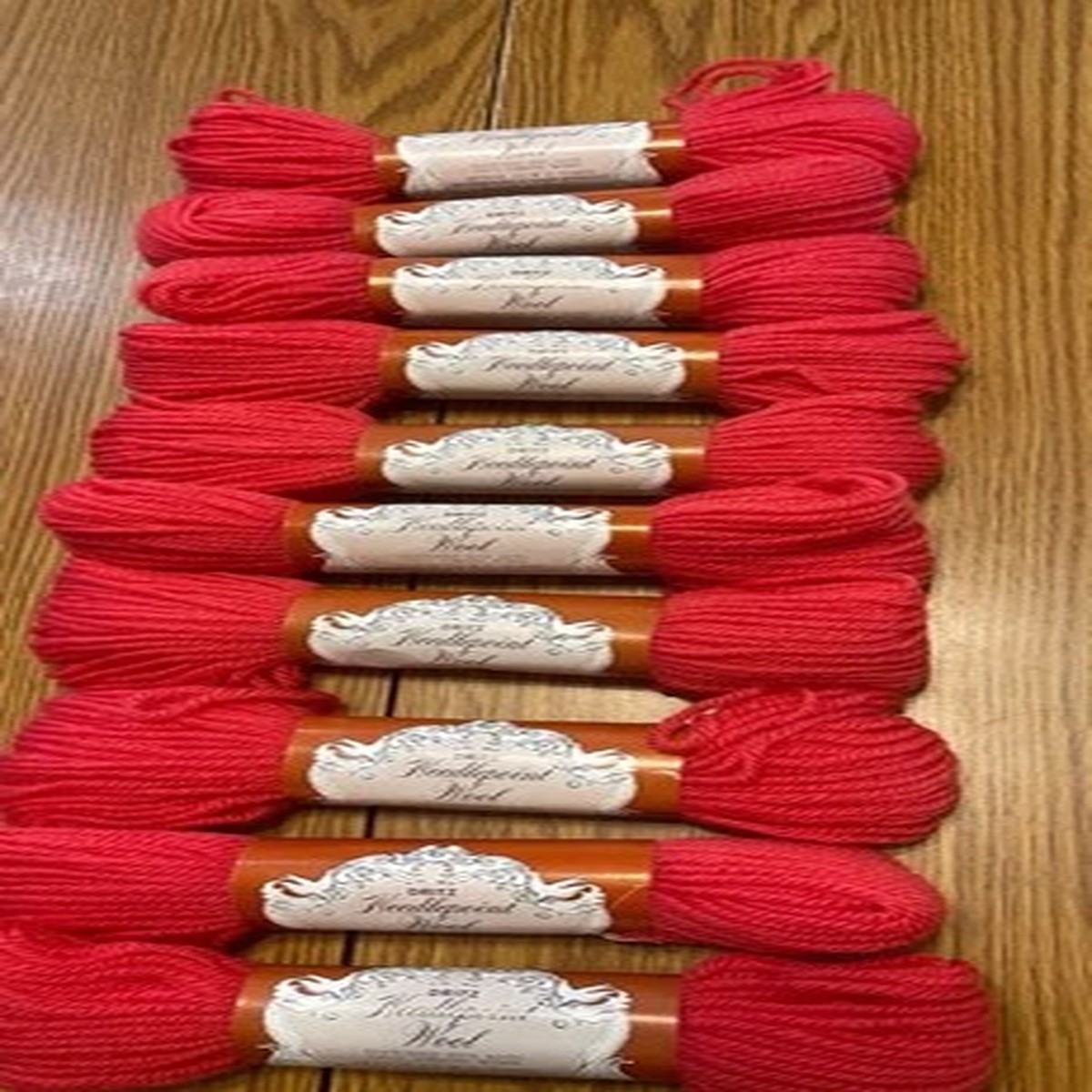 10 Strawberry 122-551 Scovill Dritz 100% Virgin Wool Yarn 40yards VTG
