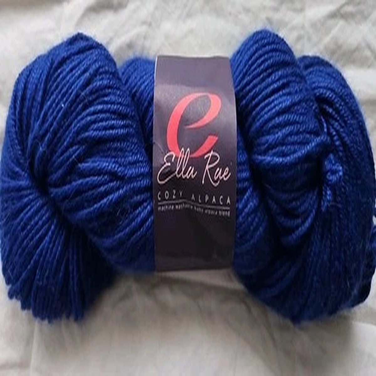 Ella Rae Cozy Alpaca Yarn #26 Royal Blue 100g 178 Yards Peru