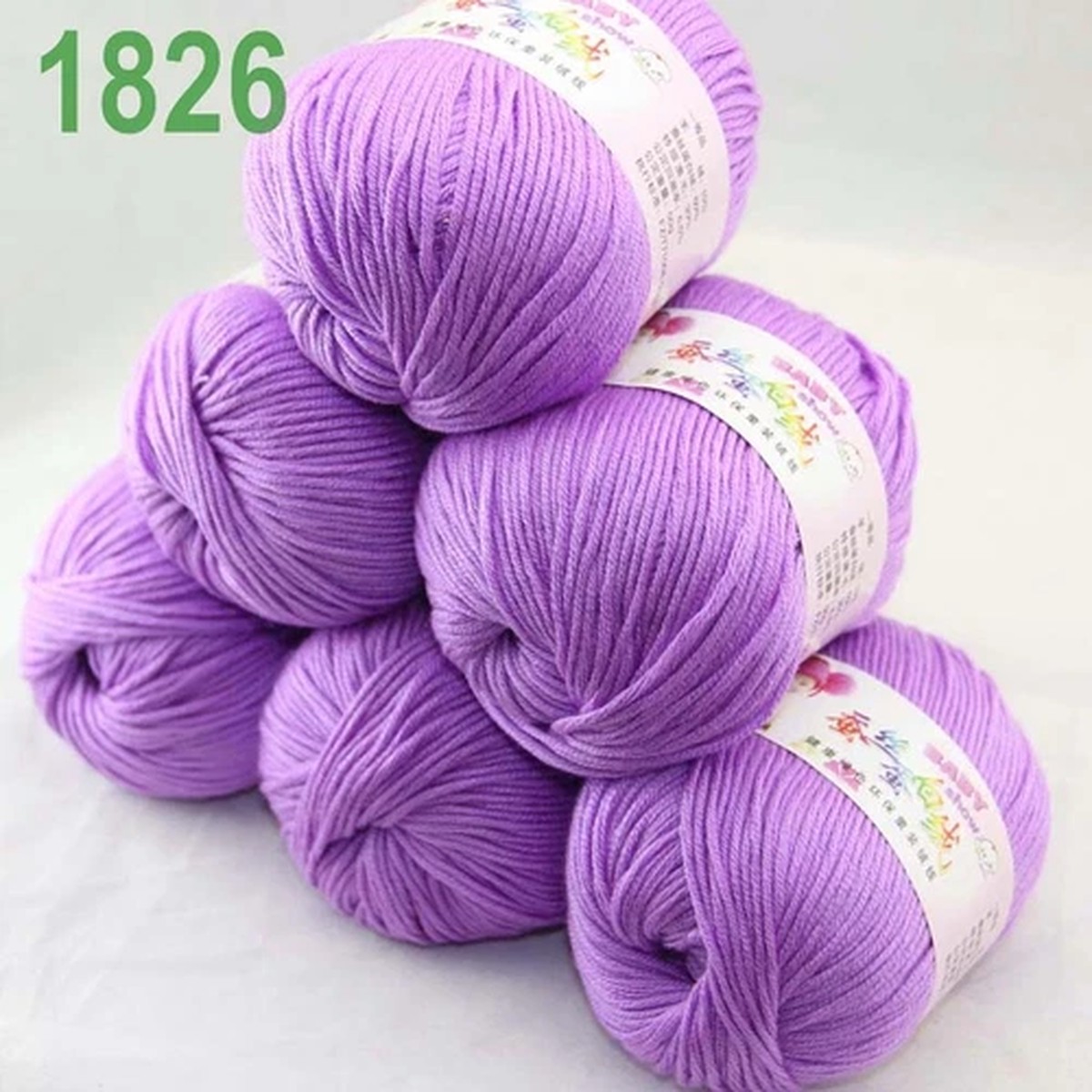 Sale 6 Skeinsx50g Cashmere Silk Wool Baby DK Hand Blankets Crocheted Yarn 26
