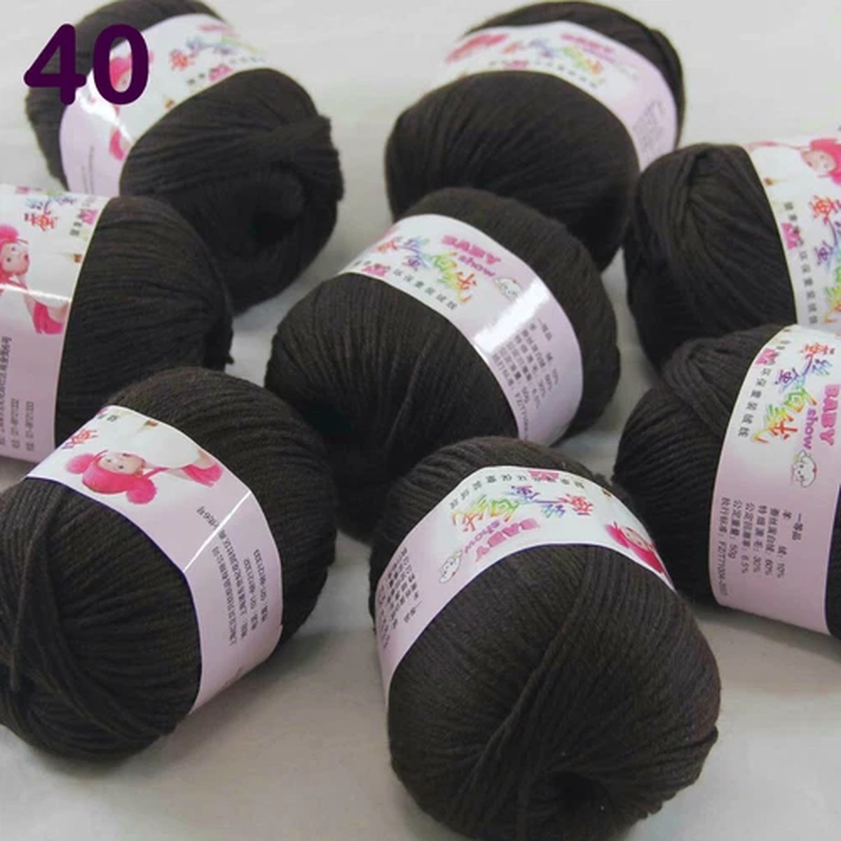 Sale 8 Skeinsx50g Cashmere Silk Wool Baby DK Hand Blankets Crocheted Yarn 40