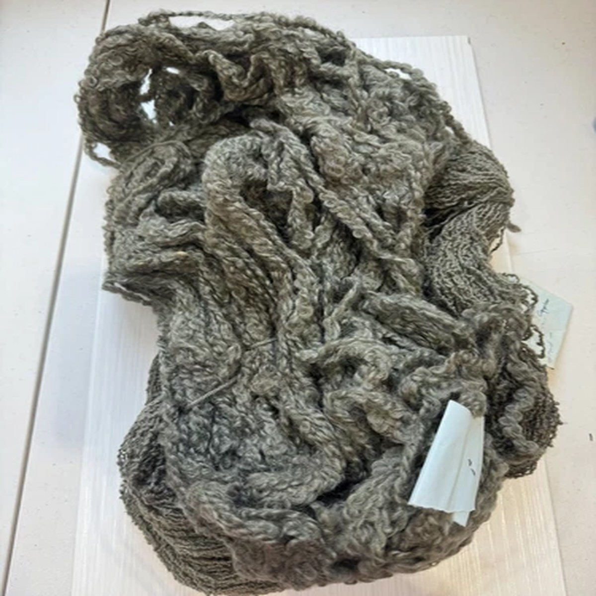 100% Curly Wool Yarn Hand Dyed In Maine RARE Stunning Color