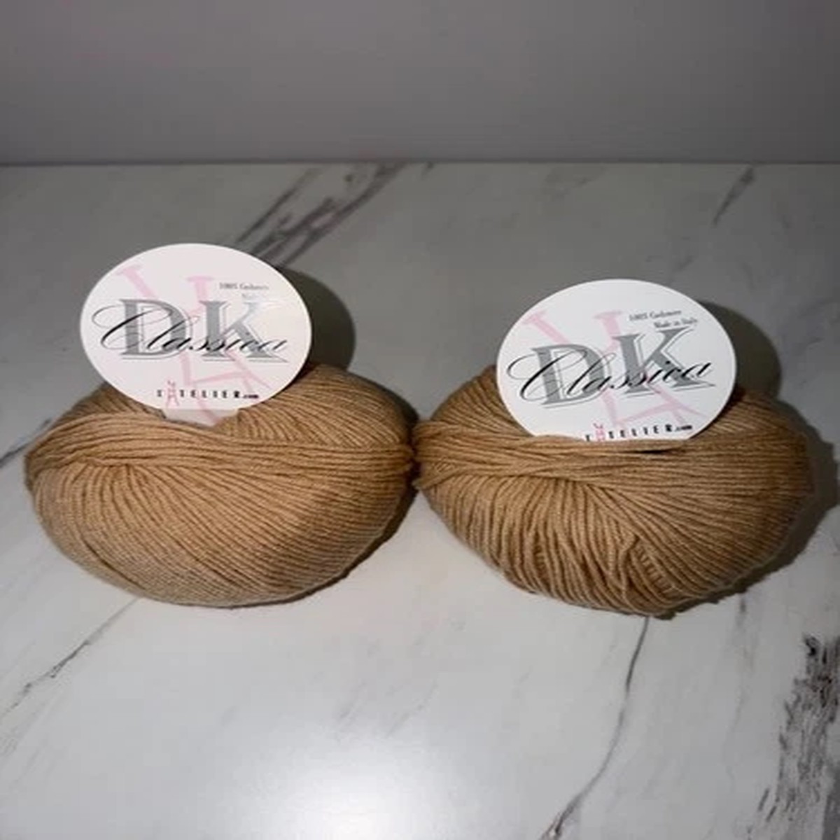 2 Skein of L'Atelier* DK CLASSICA* 100% Cashmere * Color 492a*