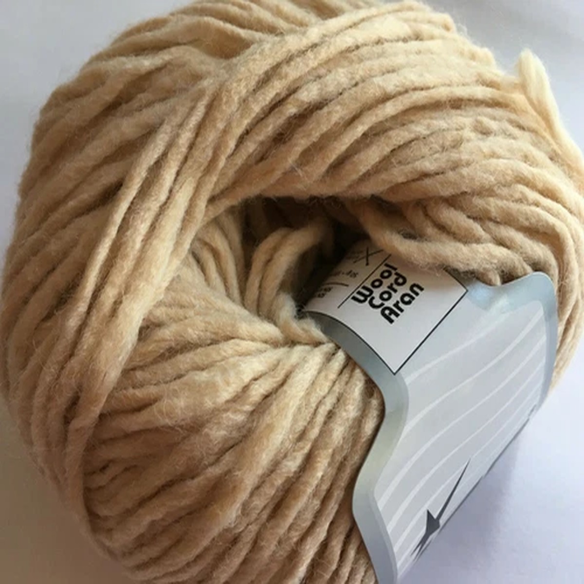 Beige Wool Cord #59800 Ice Wool Acrylic Yarn 50 Gram 109 Yards