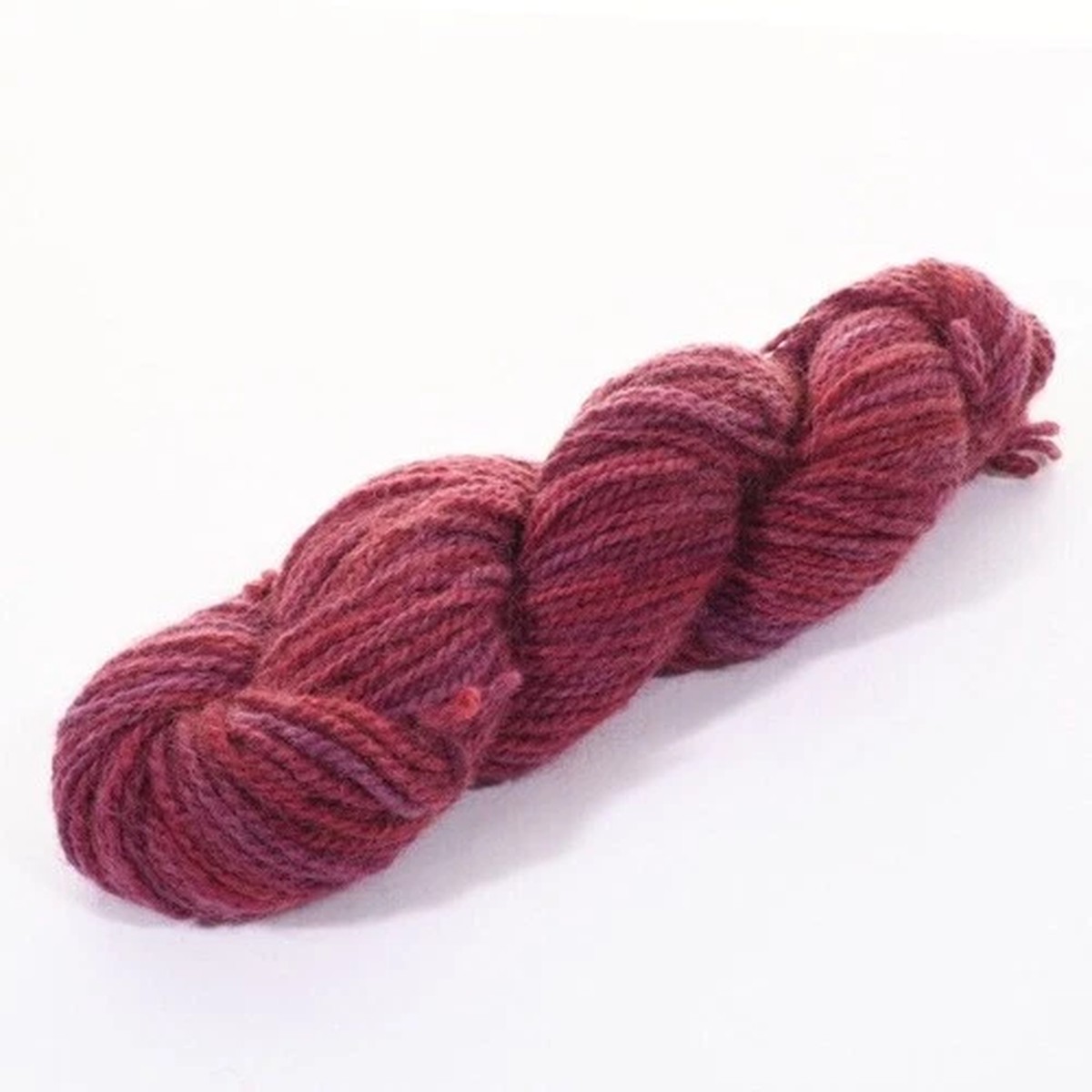 Hand Dyed Blue Face Leicester Wool Cool Water DK Yarn Purple Variegated 114 Yds