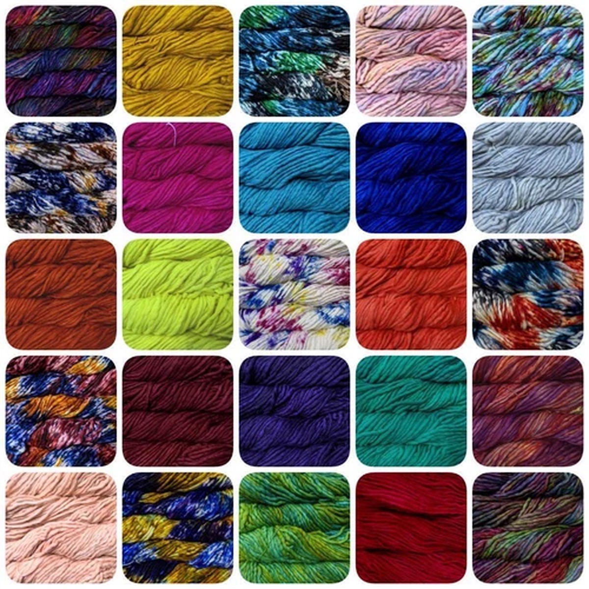 Malabrigo Rasta Super Bulky Chunky Merino Hand Dyed Knitting Yarn Wool 150g
