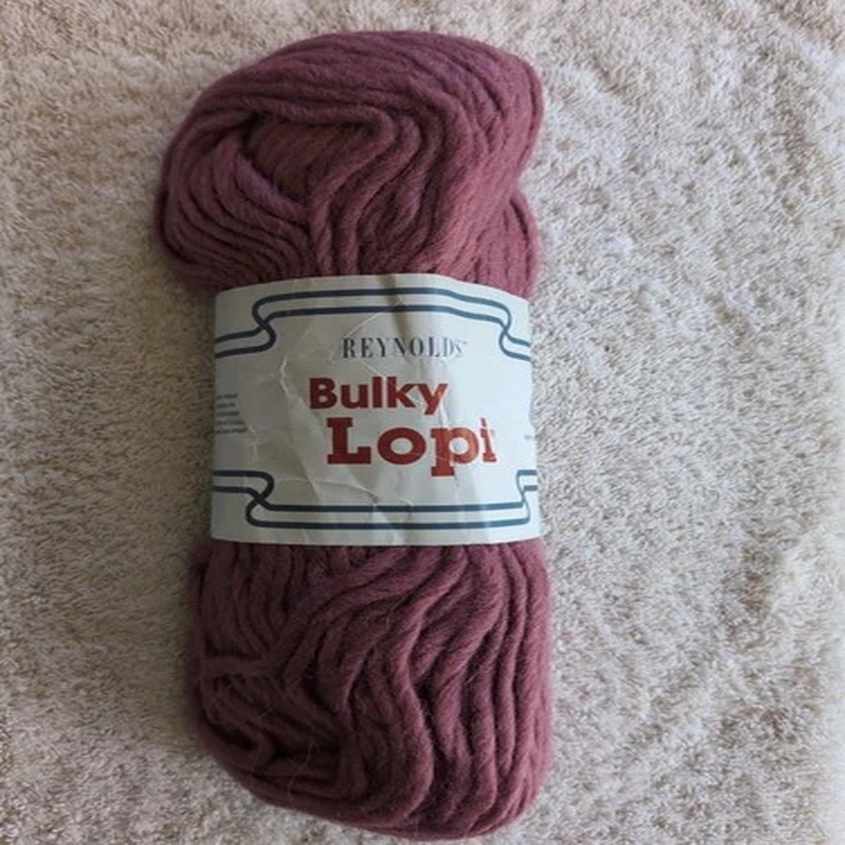 Reynolds BULKY LOPI #006. Raspberry - 100% Virgin Wool 100g 67yds