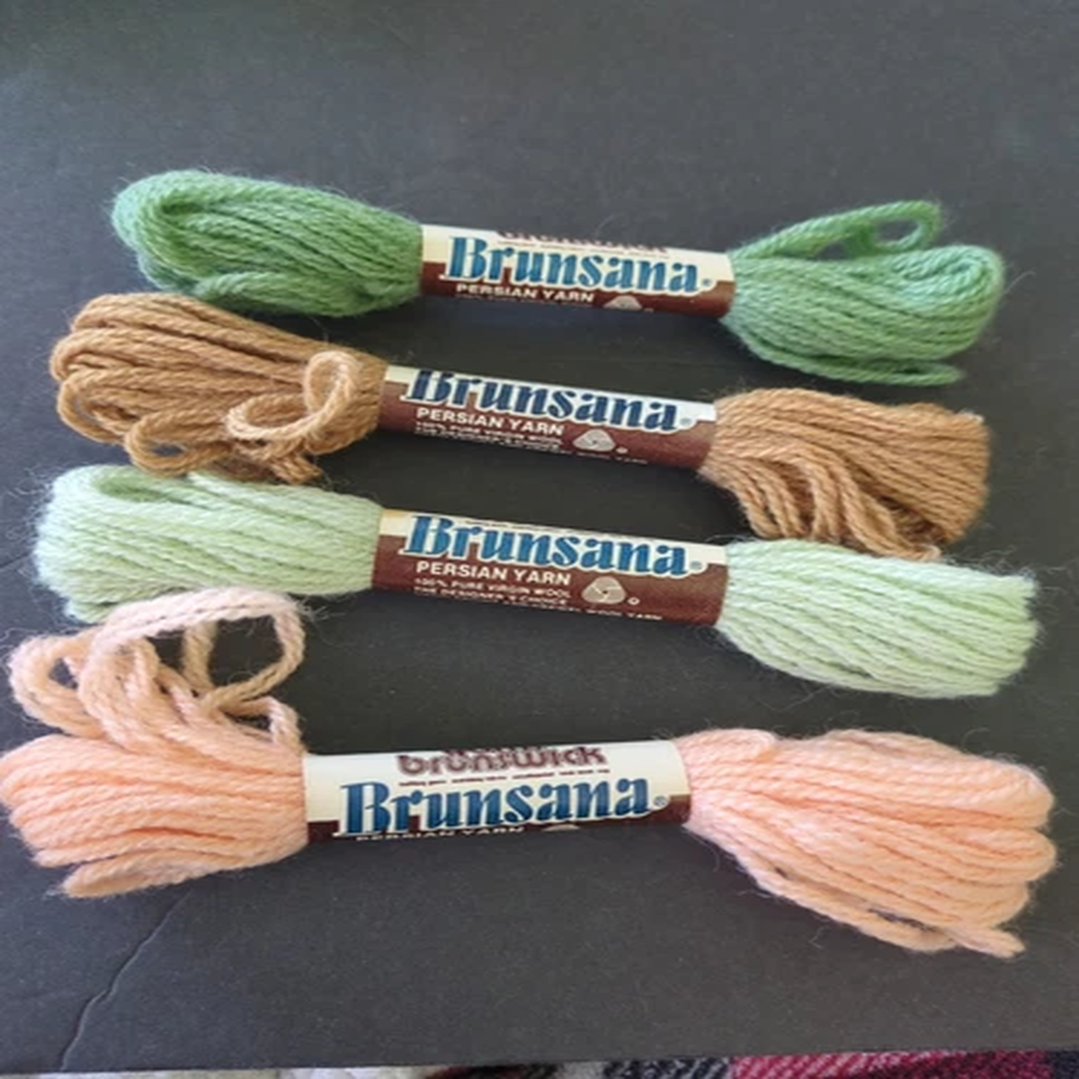 4 Brunsana 100% Wool 3 Ply Persian Yarn4 8.8 yard Skeins