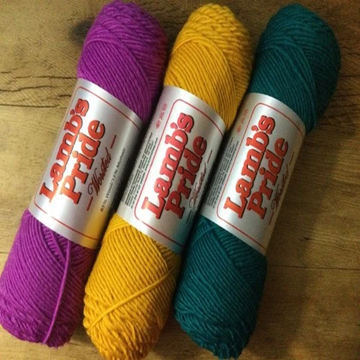 Brown Sheep Lambs Pride Yarn 85%wool 15%Mohair Worsted 4 oz. skein each