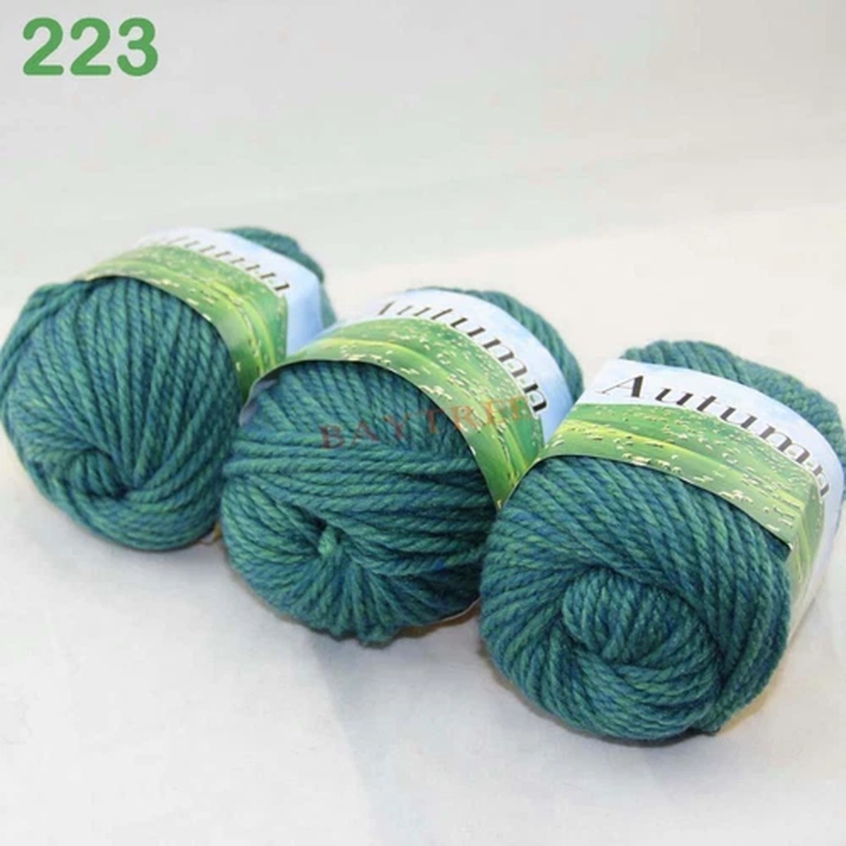 Fashion New 3Skeinx50g Chunky Warm Wool Velvet Wrap Shawl Hand Knitting Yarn 23