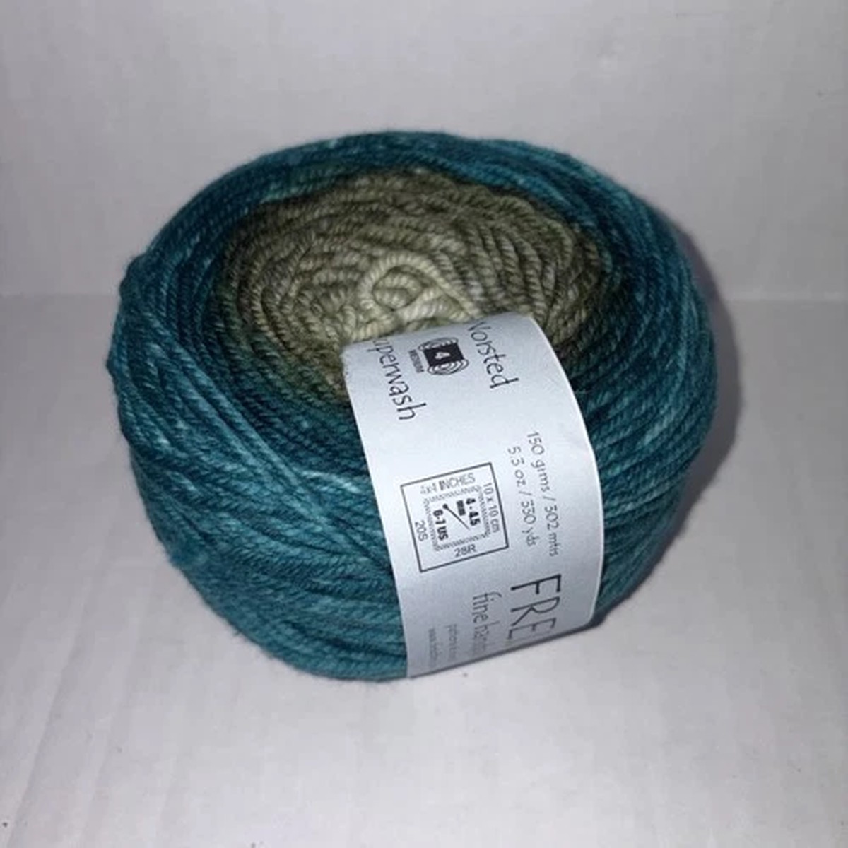 Freia Worsted Superwash Ombr Shanika Merino Mulesing-Free 330 Yds Kelp Forest
