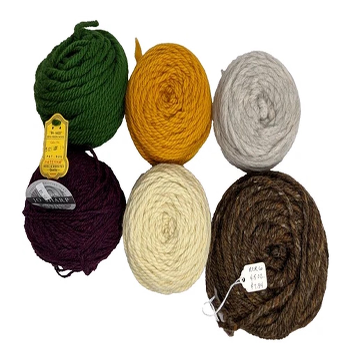 Lot Of 6 Wool Wool Blend Yarn Balls Jo Sharp Paterna RCR More........