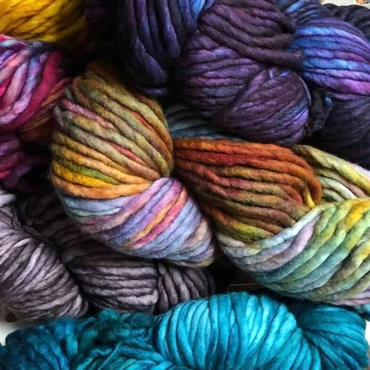 Malabrigo Rasta Super Bulky Merino Wool Yarn Multiple Colors thehappyyarnstore
