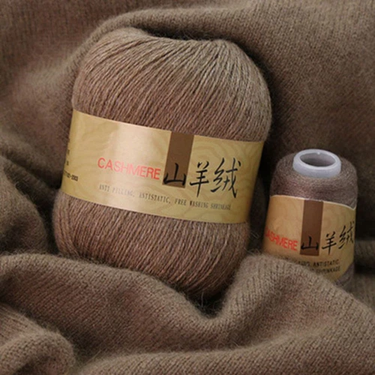 Plush Mink Blended Yarn Anti-Pilling Cashmere Wool Crochet Thread Sweater Scarf
