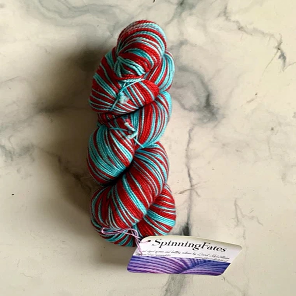 SpinningFates Toula 4-Ply Fingering Sock Yarn SW Merino/Nylon Hand Dyed Stripes