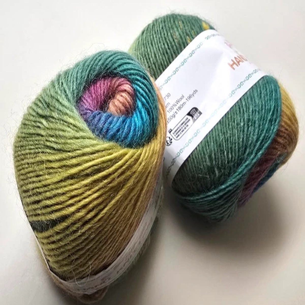 2 FYKM2730 SIMIB Hand Knitting Fingering Wool 50gm/ 196 yds Set #2