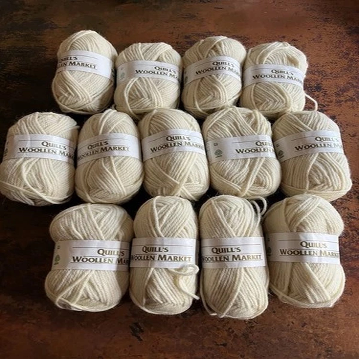 New.Yarn. Lot of 13. Quill's Woollen Market. 100% Wool. Ireland