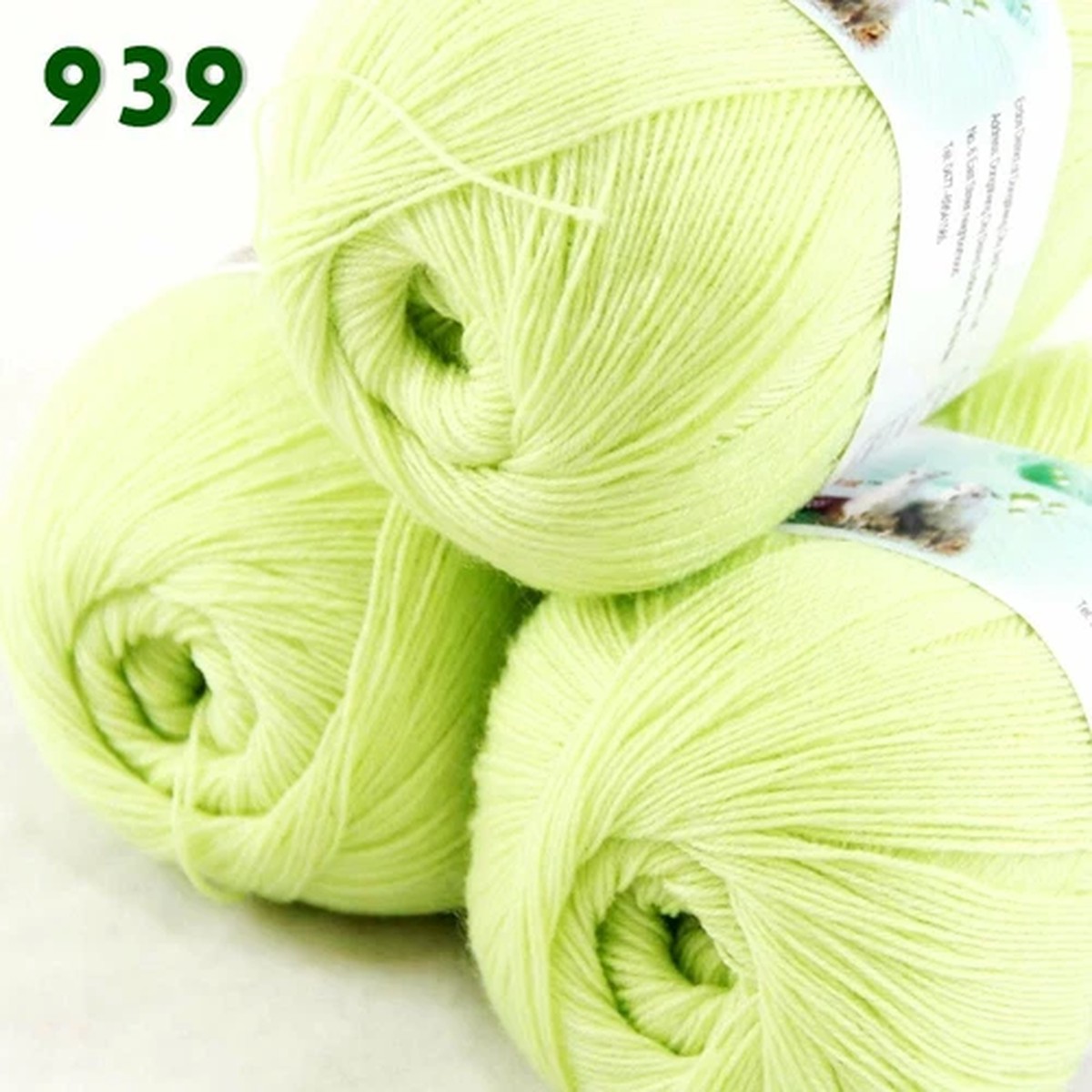 Sale 3 Ballsx50gr LACE Acrylic Wool Cashmere Rugs Hand Crocheted Yarn 39