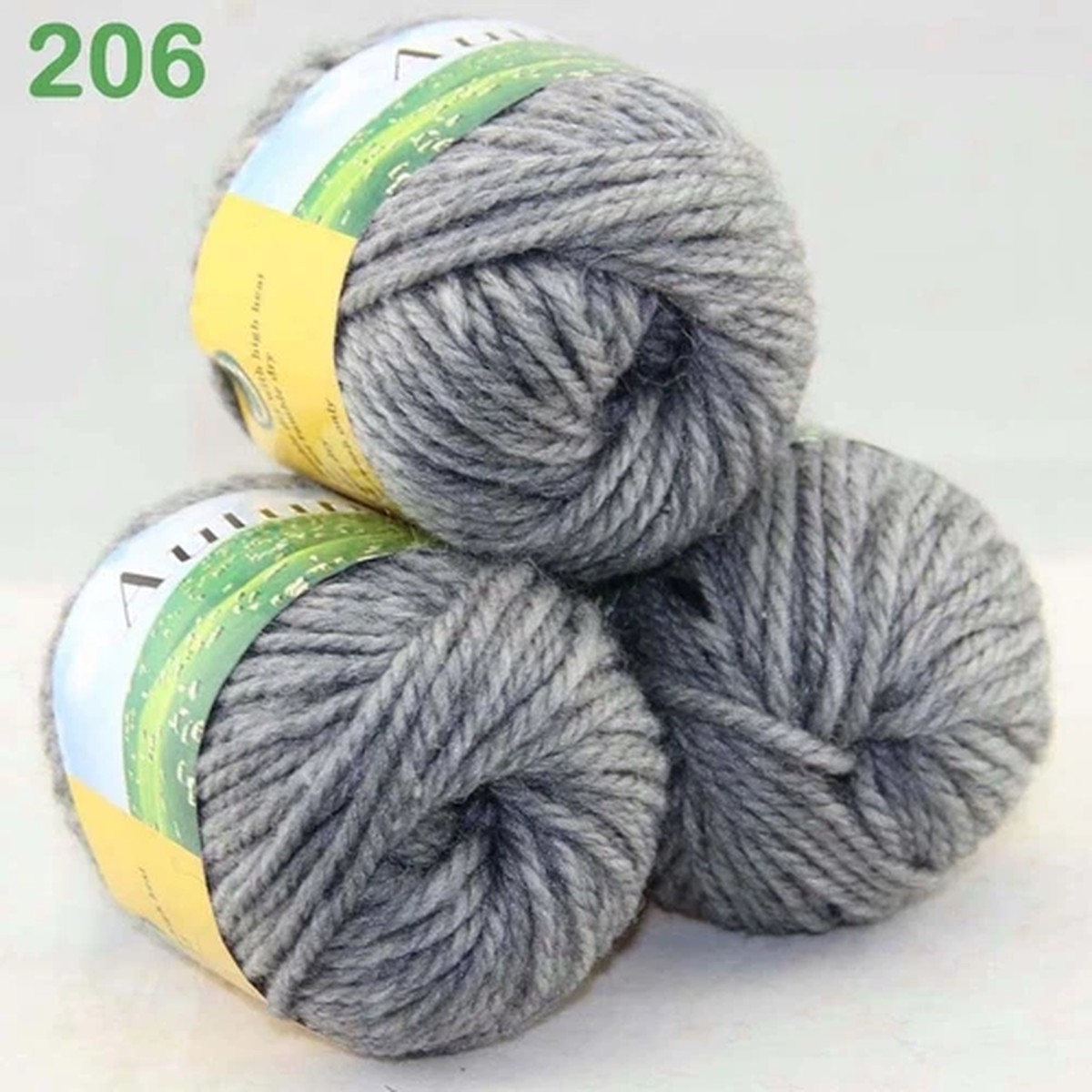 Sale 3BallsX50g DIY Wool Velvet Rug Blankets Hand Crocheted Knitting Yarn 206
