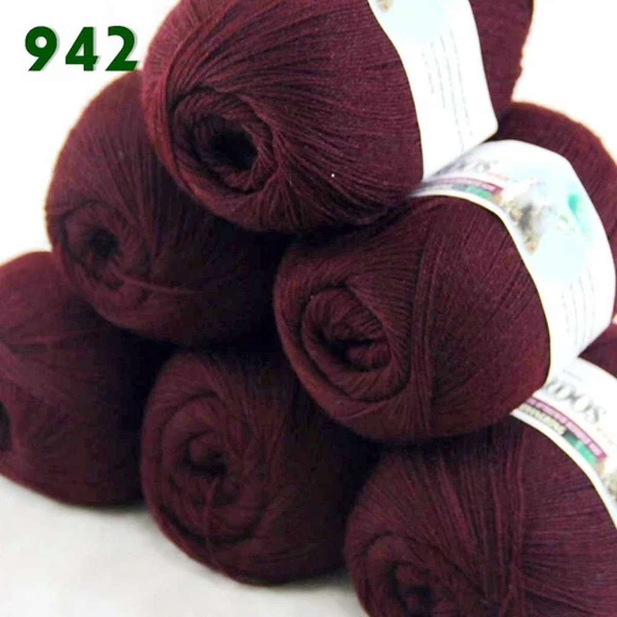 Sale 6 Ballsx50gr LACE Rugs Acrylic Wool Cashmere Hand Crochet Knitting Yarn 942
