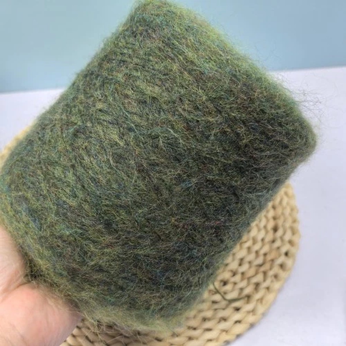 250g Italian Barrel Alpaca & Mohair Yarn 9500 Counts Warm Winter Knitting Yarn