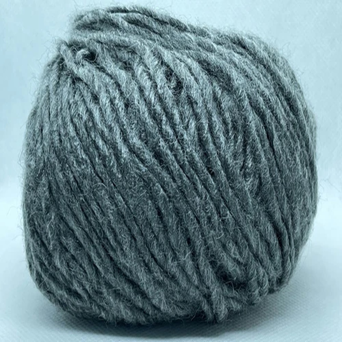 Grey Melange Wool Cord Bulky 54030 Ice Wool Acrylic Blend Yarn 50 Grams 65 Yards