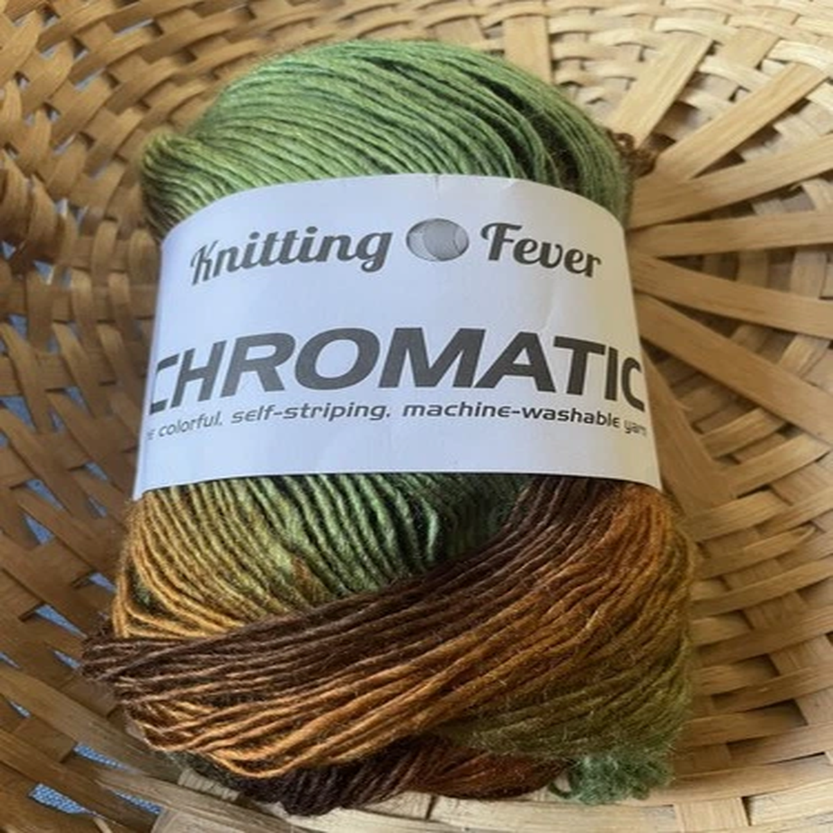 Knitting Fever Chromatic Yarn- Color 1003 / Peridot Shadow- 1 Skein