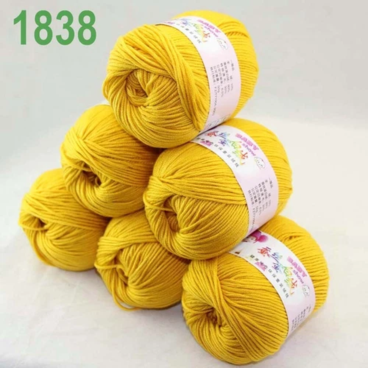 Sale 6 Balls x 50g DK Baby Soft Cashmere Silk Wool Hand Knitting Crochet Yarn 38
