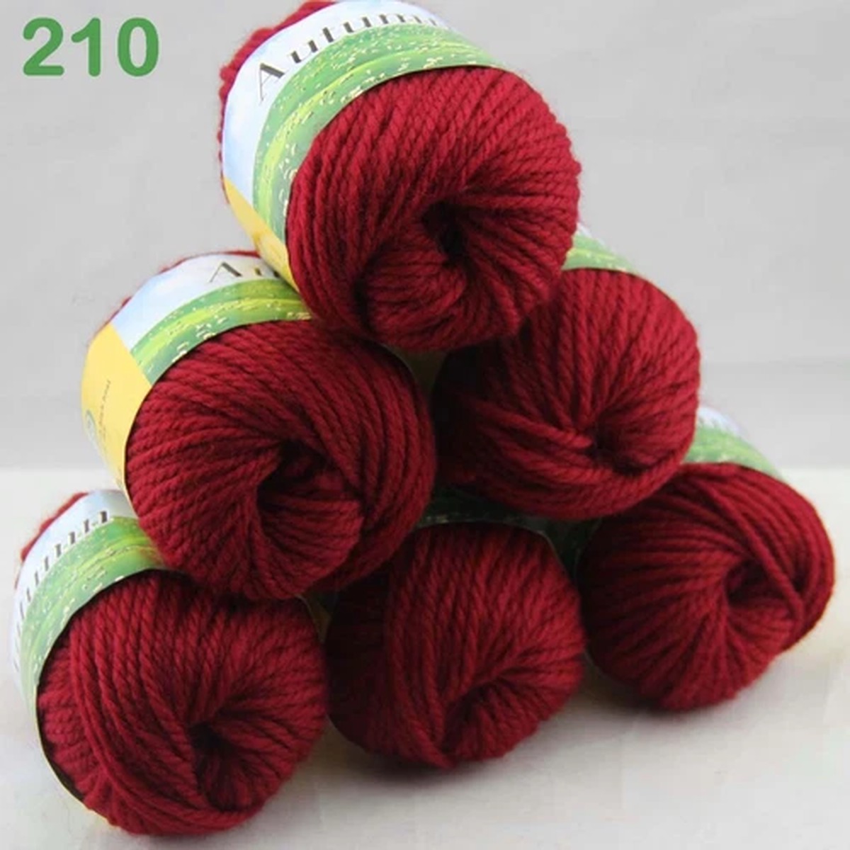 Sale 6BallsX50g DIY Wool Velvet Rug Blankets Hand Crocheted Knitting Yarn 210