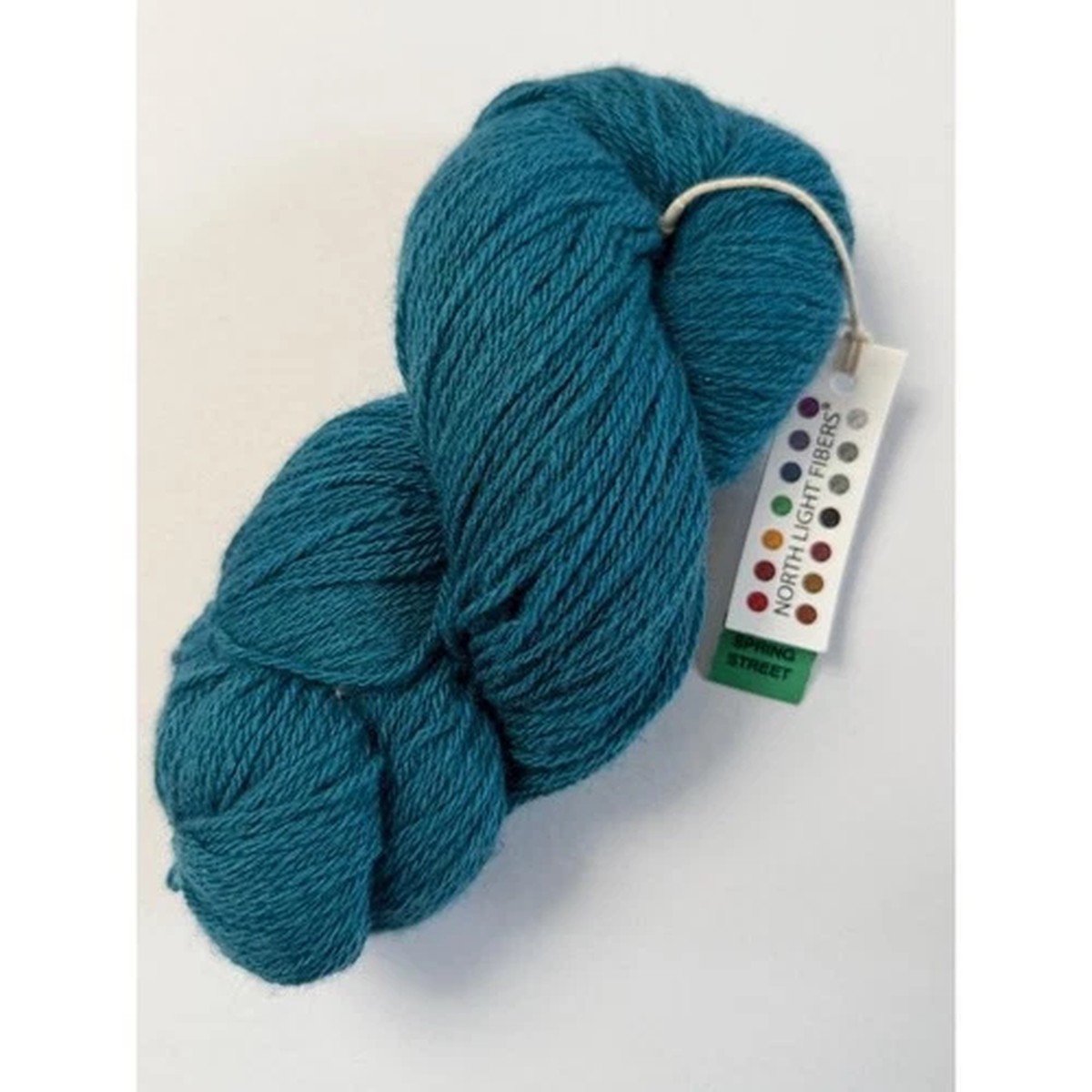 North Light Fibers Spring Street Yarn 310 Yds Teal Falkland Island Wool