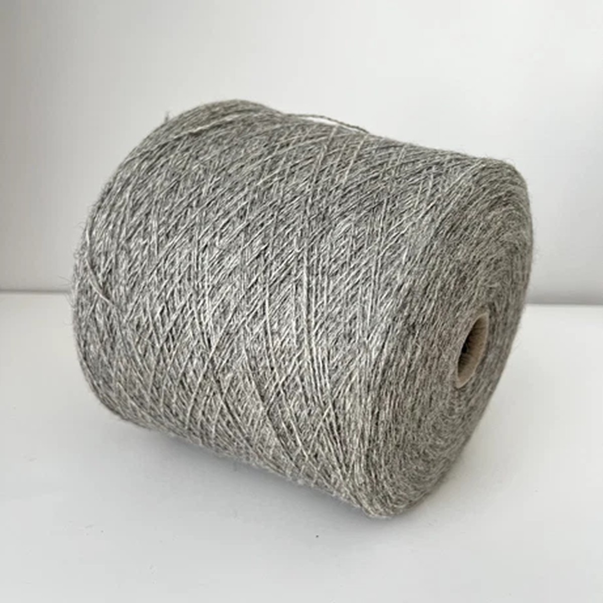 Alpaca Merino Mohair Yarn Color Gray Mel 700m/100g, per 100g (3.52oz)