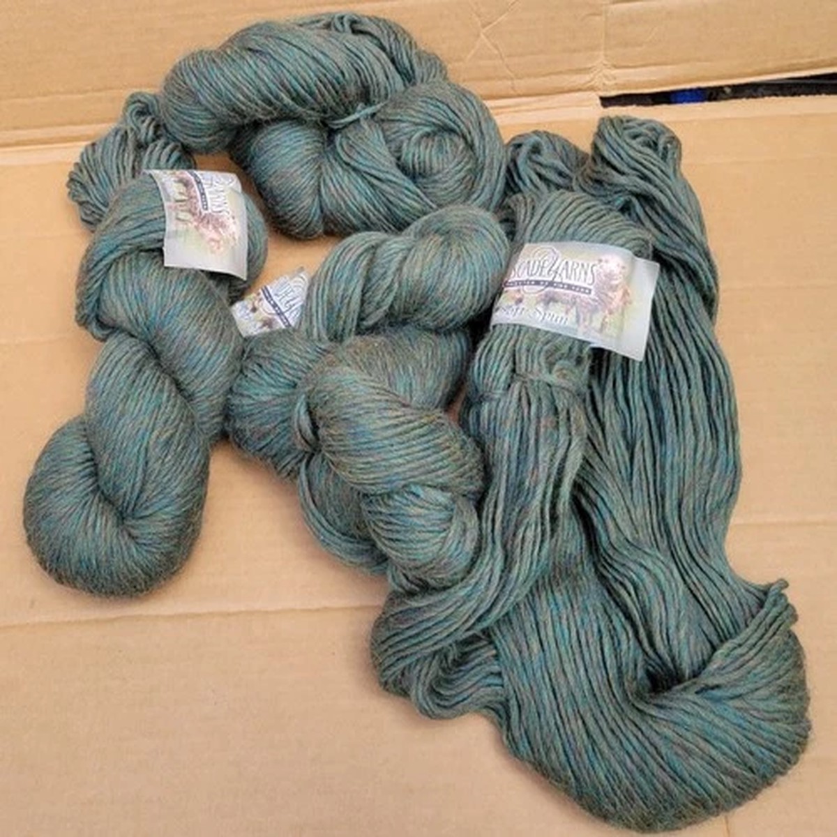 Cascade Yarns Soft Spun x4 #2844 Moss 100g 197yds 100% Peruvian Highland Wool