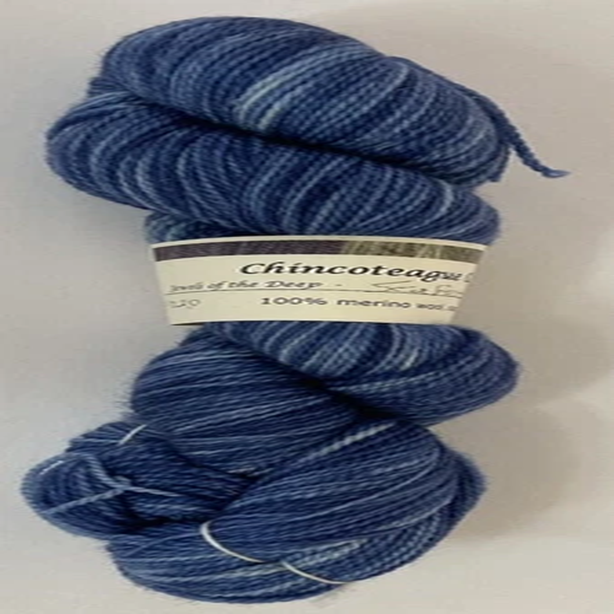 Carodan Farms Chincoteague Colors 100% Merino Wool Yarn Seafarer Blues 425 yds