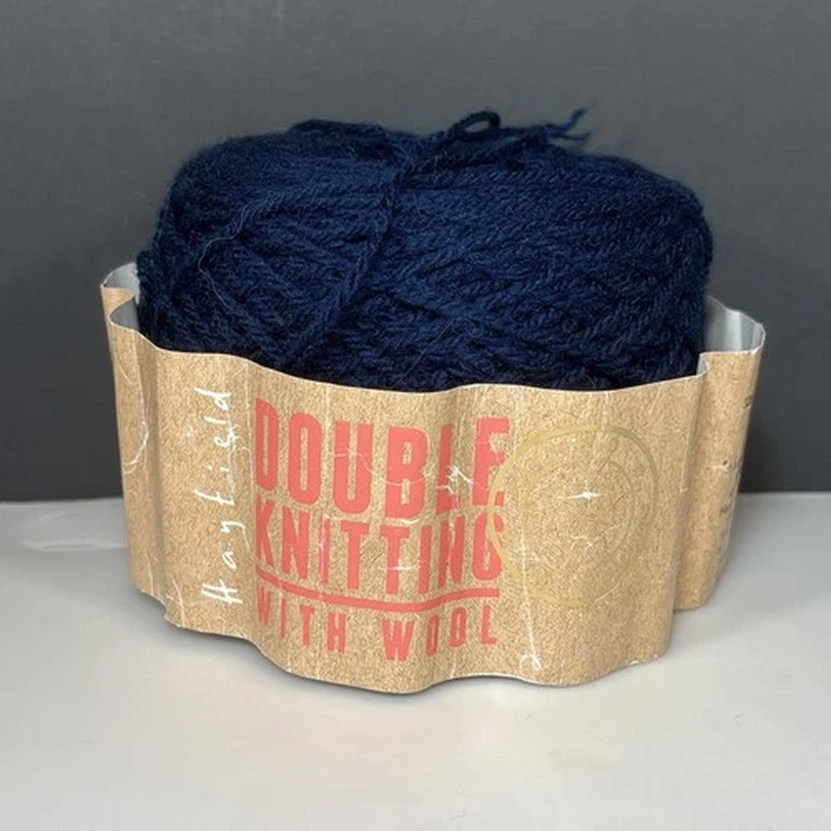 Hayfield Double Knitting with Wool Yarn 0095 NAVY 3.5 oz Ball DK Acrylic Blend