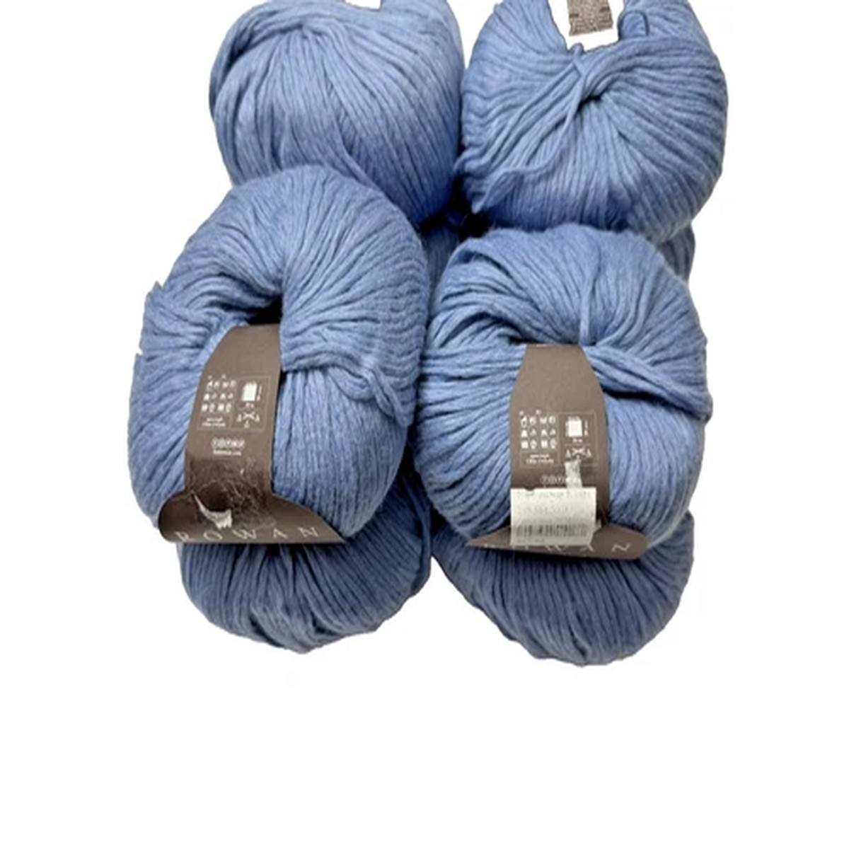 ROWAN - COTTON WOOL - Color: 210 - Cuddle - Lot of 4- soft & beautiful! (2 lots)
