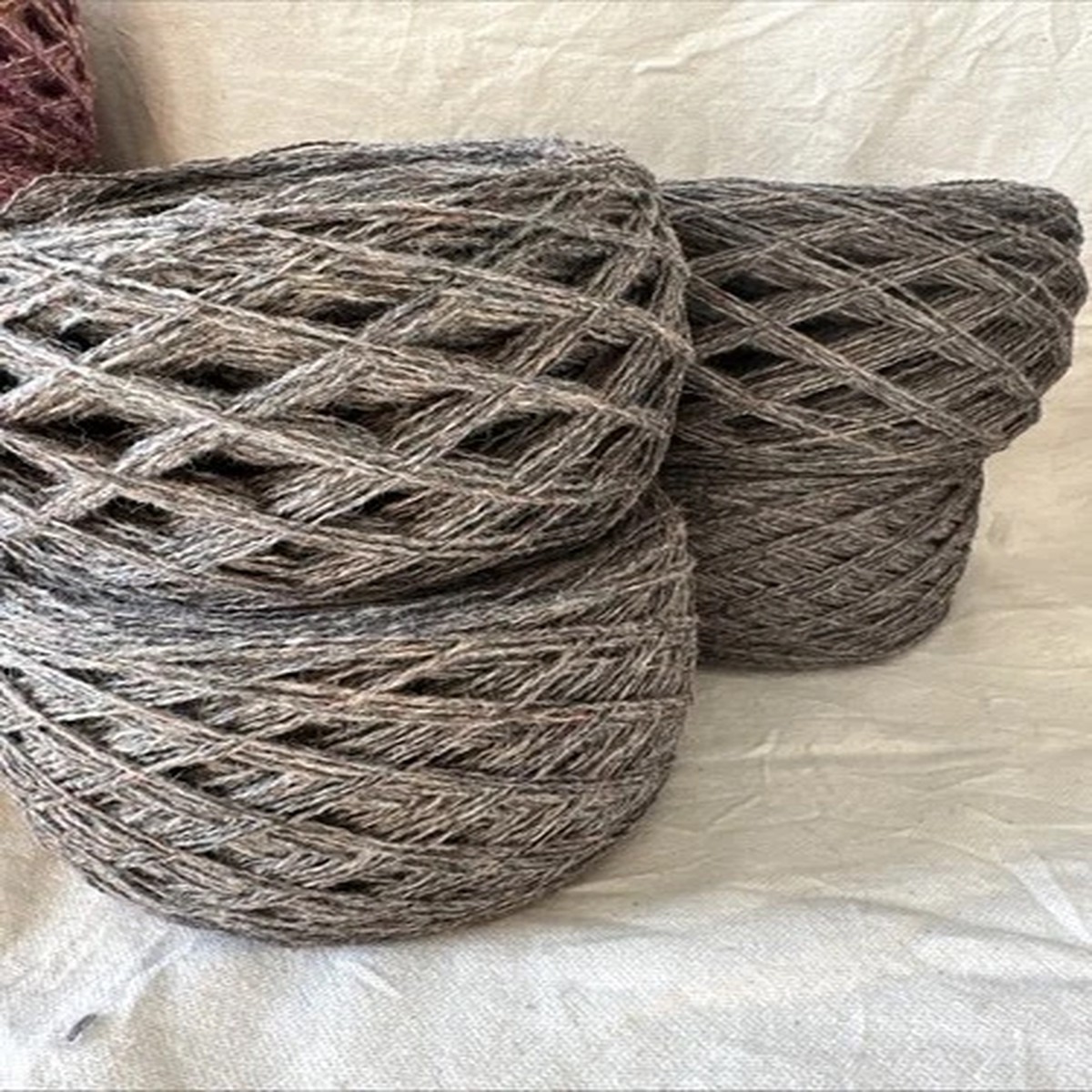 Tweed Yarn Lot 100% Wool Tweed High Quality 570G Total