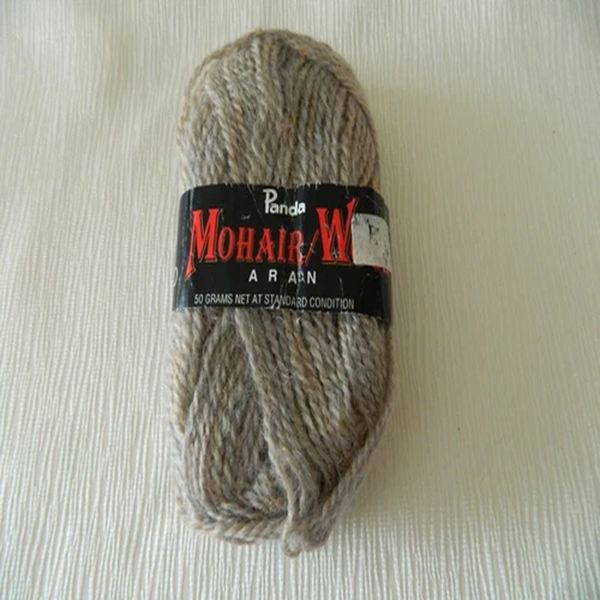 Yarn Panda ARAN Acrylic Mohair Wool Beige Knitting Craft Hobby Made In Turkey