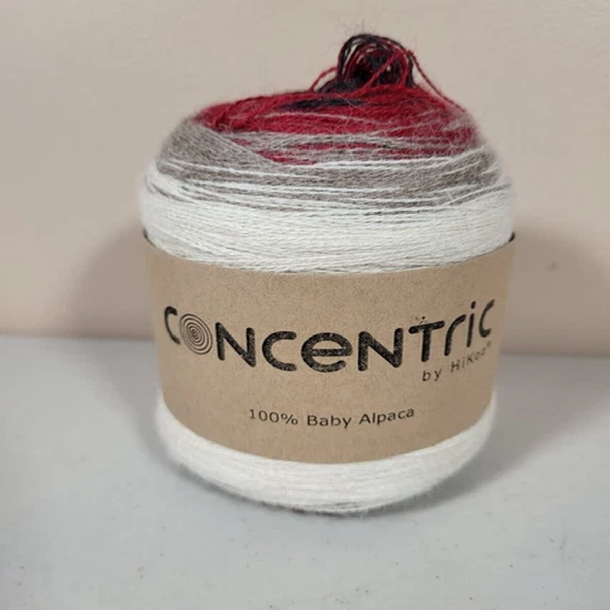 Hikoo Concentric Yarn 100% Baby Alpaca Burbs #1026