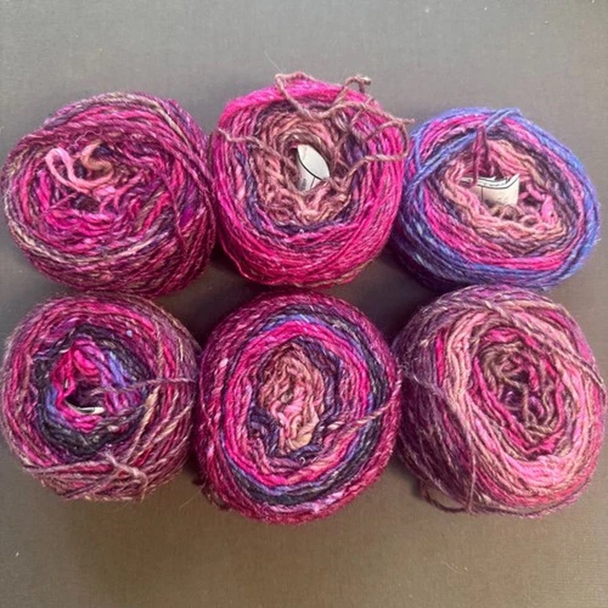 NORO SILK GARDEN YARN 6 Skeins - 109 Yards ea Wool/Silk/Nylon/Mohair Lot 205 B