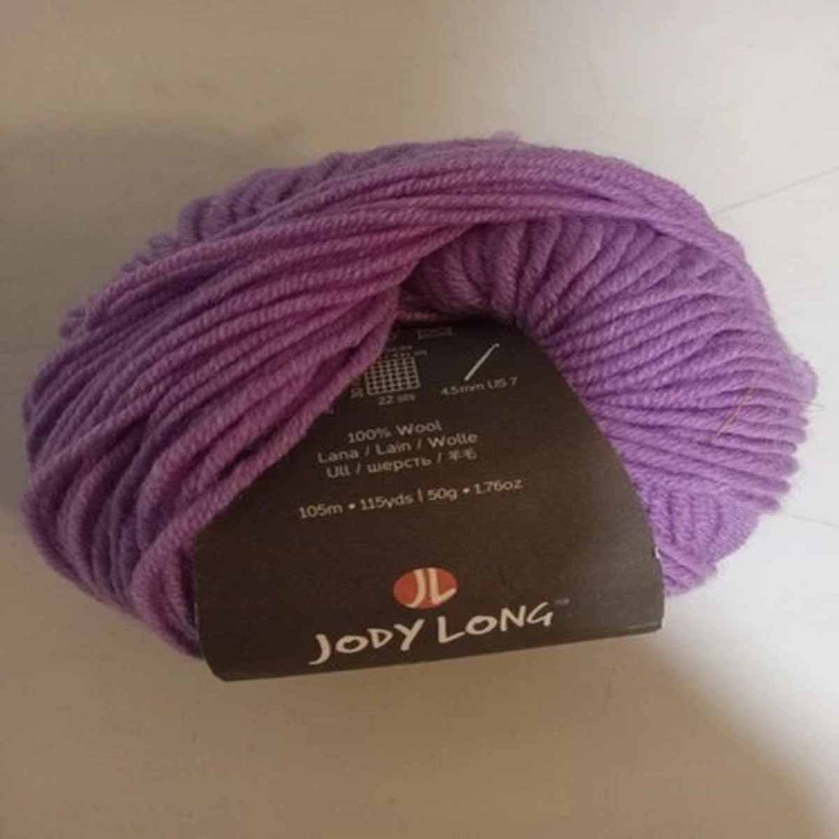 Jody Long Ciao Wool Yarn 100% Wool 50g