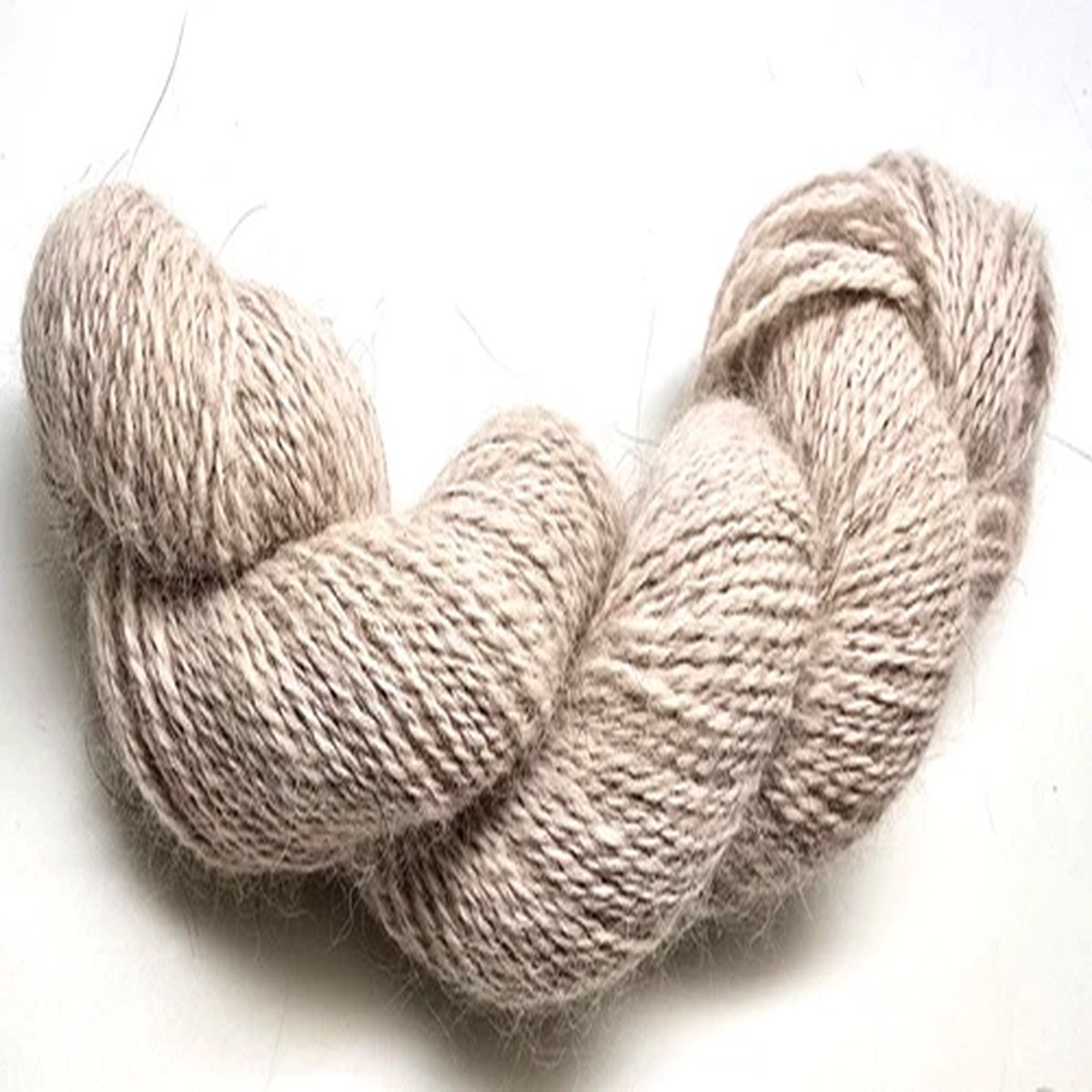 RARE Custom Spun 90% Russian Ovcharka 90% Chiengora/10% Merino Natural