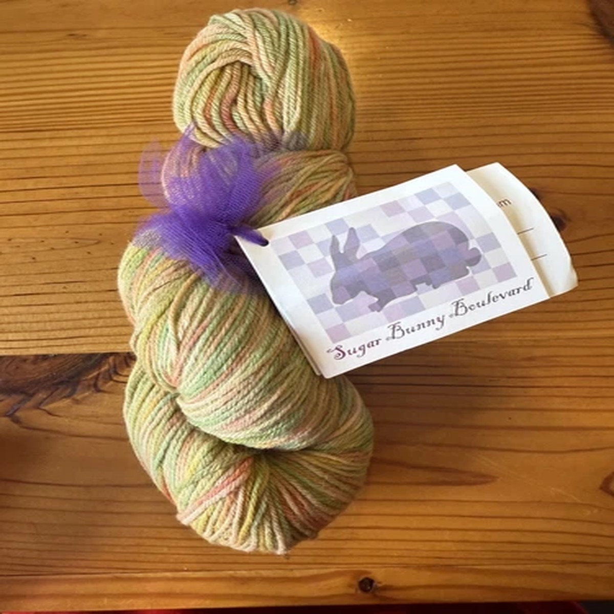 Sugar Bunny Boulevard Yarn 100% Merino Sock Yarn Road Less Traveled 100g/440y