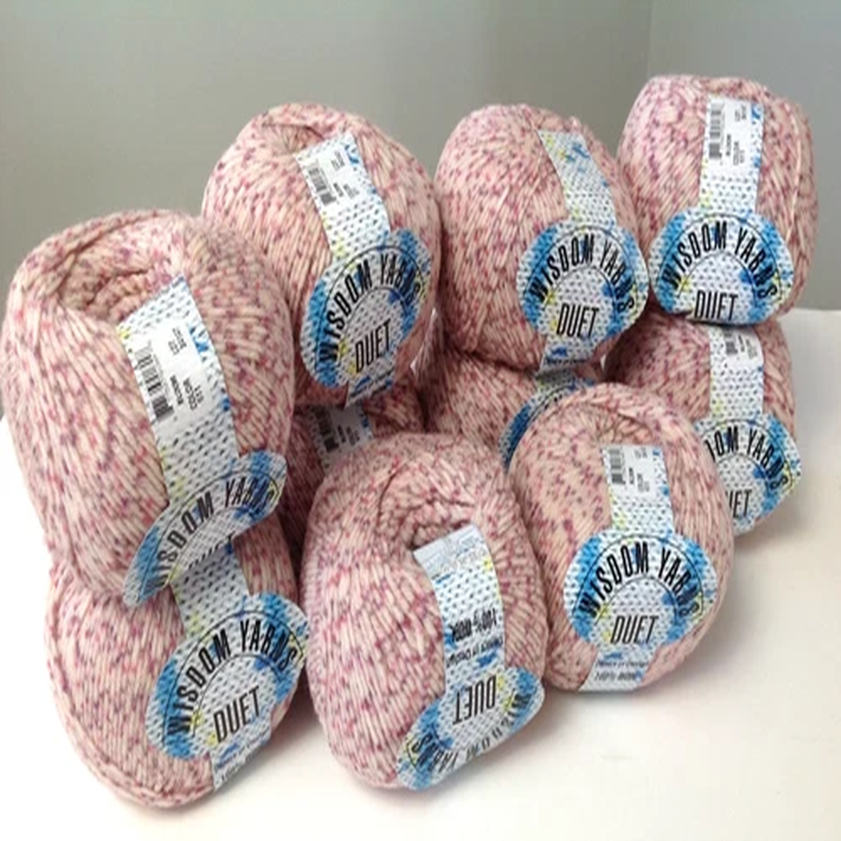 Wisdom Yarn Duet 10 Skeins in the Color "Bloom" 100% Wool