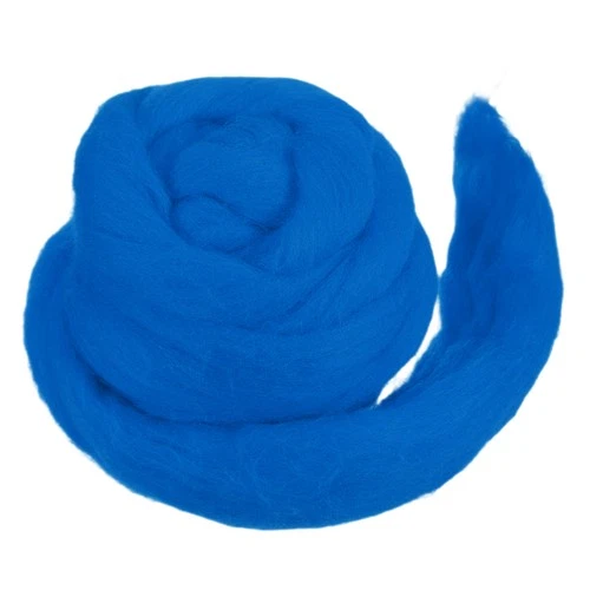 Wool Roving Yarn Soft Felting Wool 50g/1.76oz Chunky Roving Yarn Sea Blue