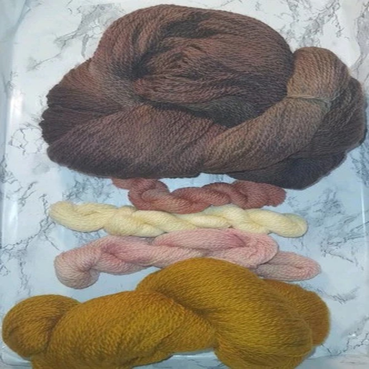 Hand Spun And Dyed Locally Sourced Alpaca Yarn 150G Total Mixed Lot