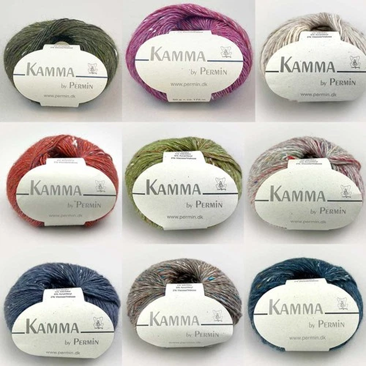 Kamma by Permin Elegant Yarn with Wool, Alpaca, Silk & Specs
