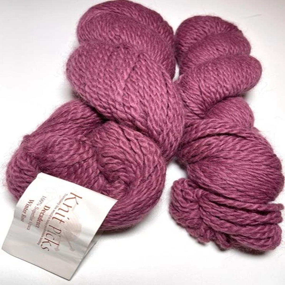 KNIT PICKS - DECADENCE YARN. 2pk. WINTER ROSE. I combine shipping, see details.