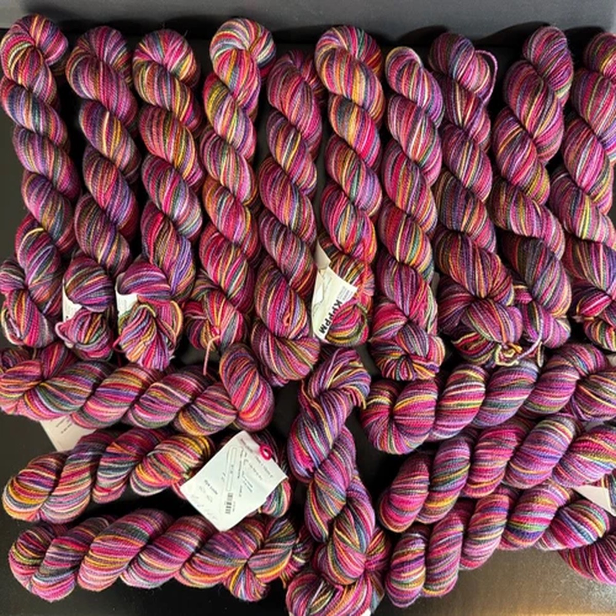 KOIGU KPPPM Fingering Yarn 100% Merino - 17 Skeins 175 Yards Vibrant Rainbow Mix